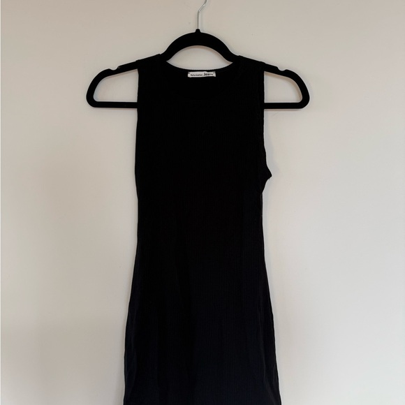 Reformation Black Ribbed mini dress - Picture 1 of 5